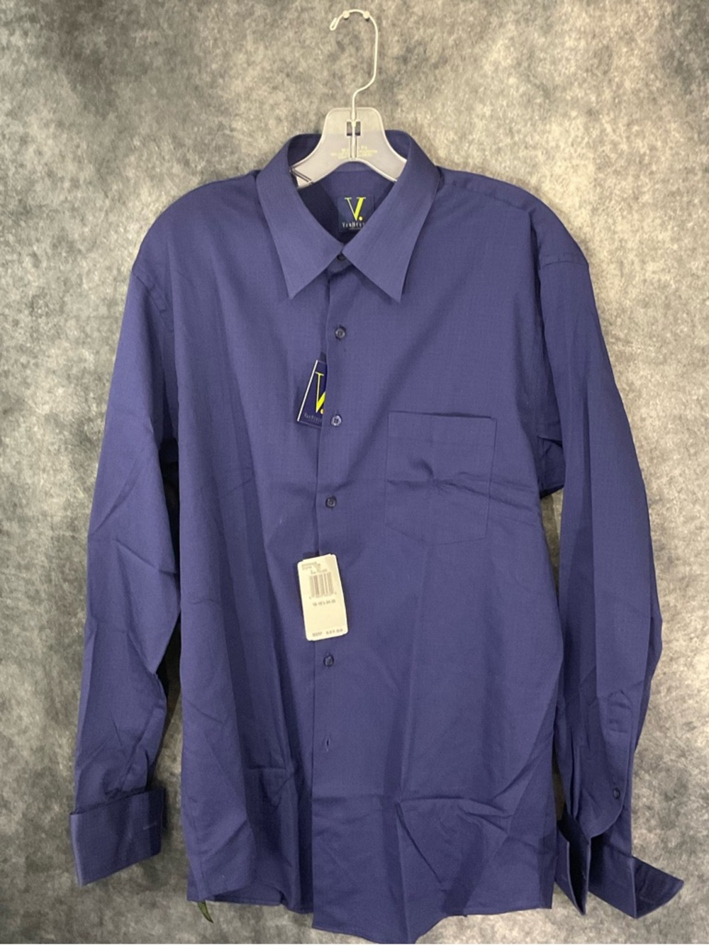 NWT Men’s Van Heusen Long-Sleeve Dress Shirt - Deep Blue